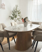 Dining Table LOCKHART Light Ash Wood 180 cm 90 cm