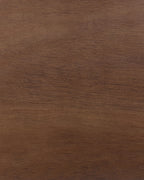 Set of 2 Dining Chairs ENOLA Wood Dark Green/ Brown