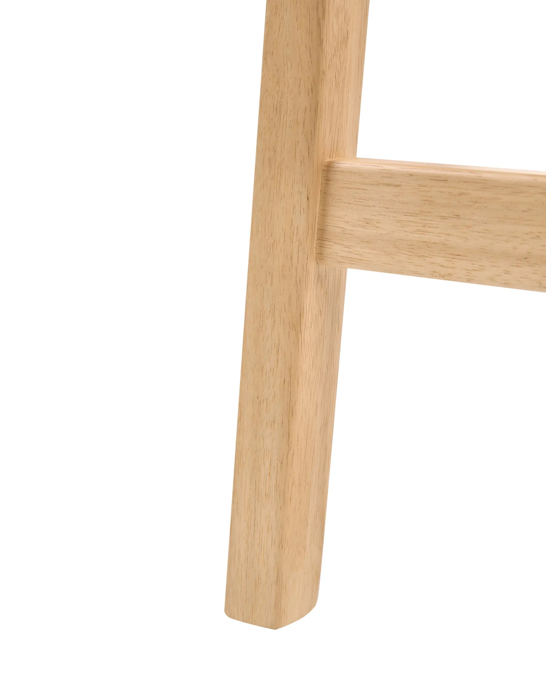 Set of 2 Bar Stools DIXON Wood Light Brown/ Mint