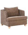 Armchair RATTVIK Chenille Brown