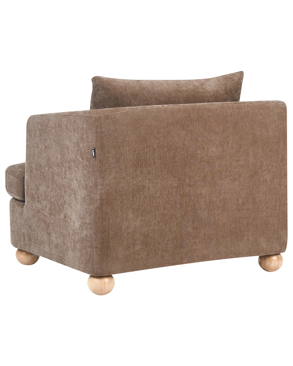 Armchair RATTVIK Chenille Brown