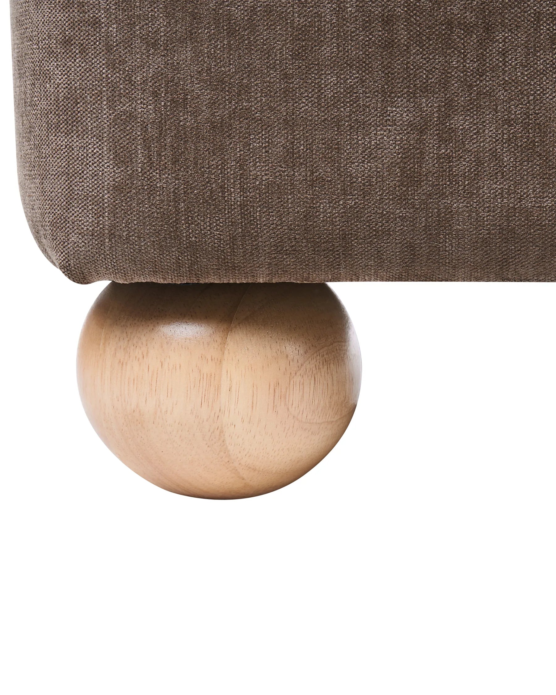 Armchair RATTVIK Chenille Brown