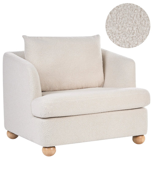 Armchair RATTVIK Boucle Off-White