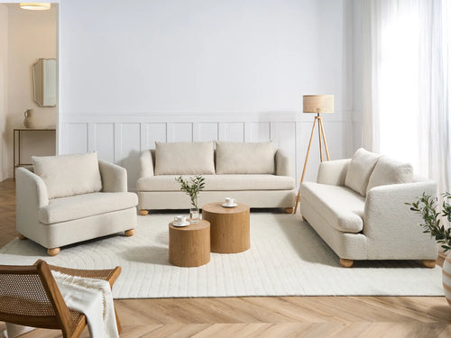 Armchair RATTVIK Boucle Off-White