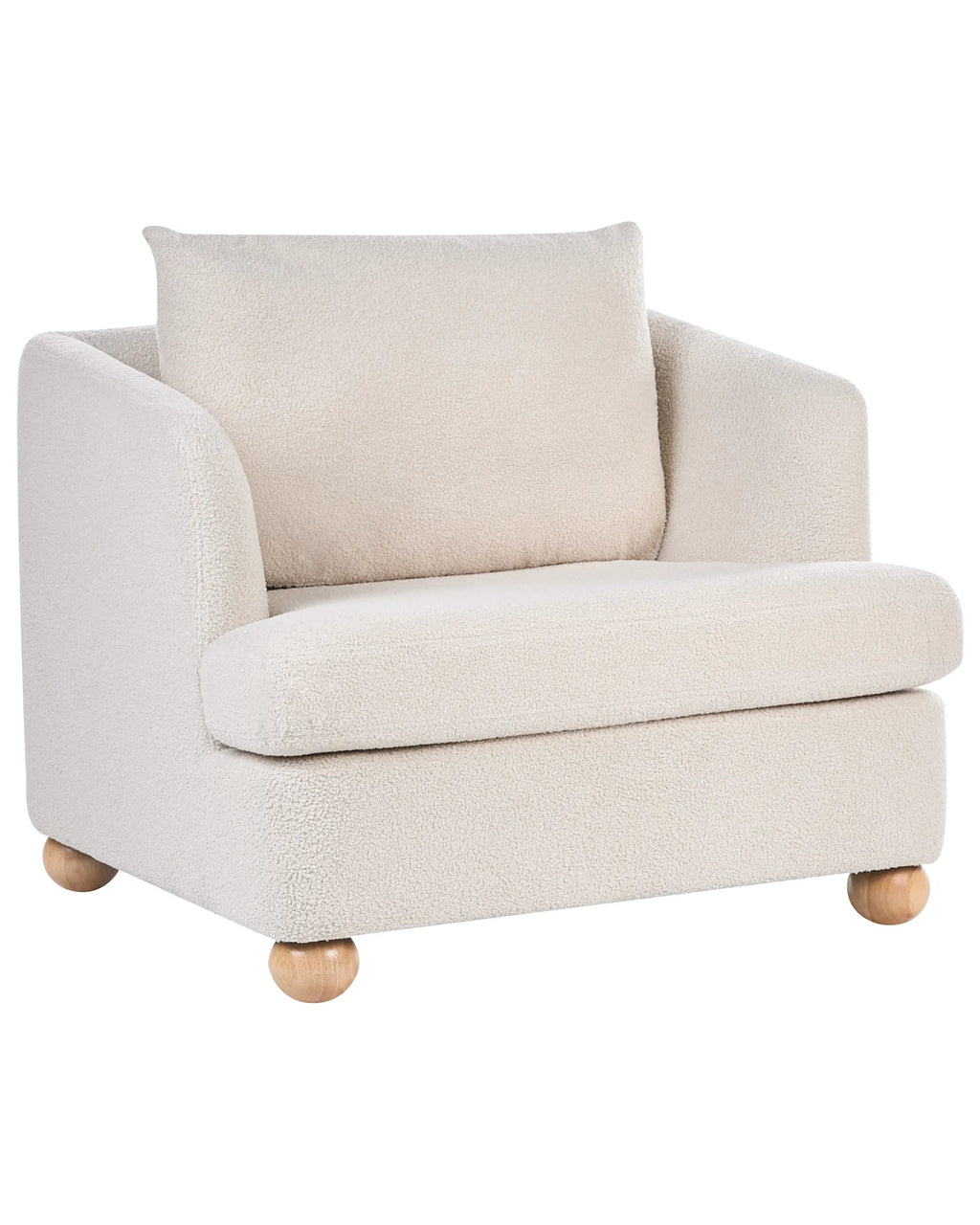 Armchair RATTVIK Boucle Off-White