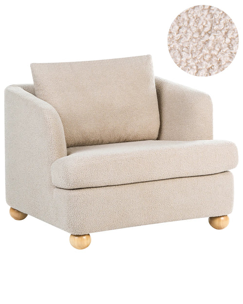 Armchair RATTVIK Boucle Beige