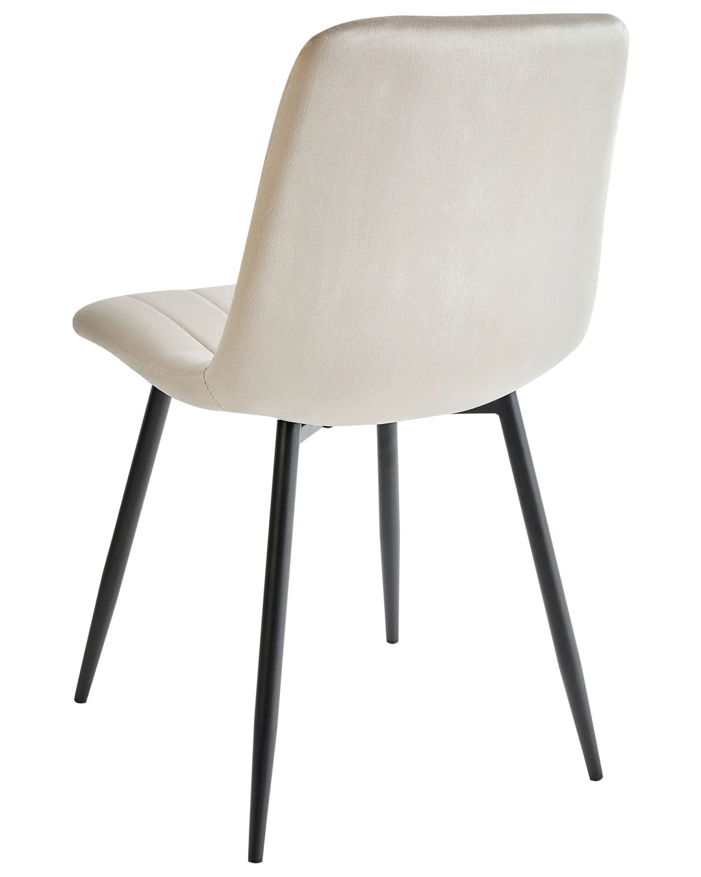 Set of 4 Dining Chairs KALISPELL Velvet Beige