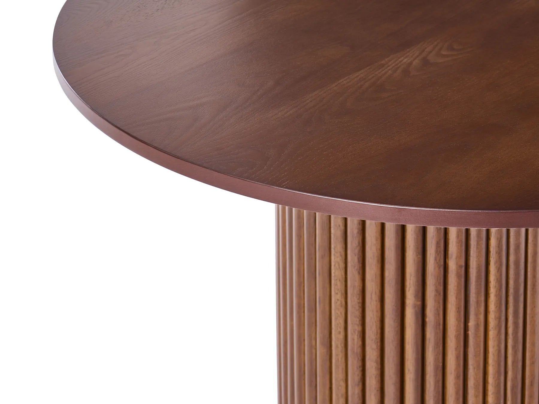 Dining Table SHERIDAN Dark Ash Wood 180 cm 100 cm