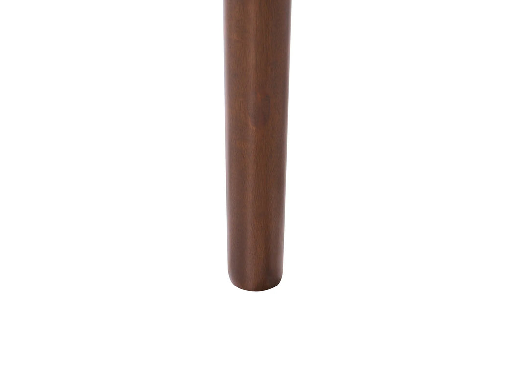 Extending Dining Table LARTO Dark Ash Wood 180/220 cm 90 cm