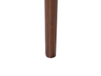 Extending Dining Table LARTO Dark Ash Wood 180/220 cm 90 cm