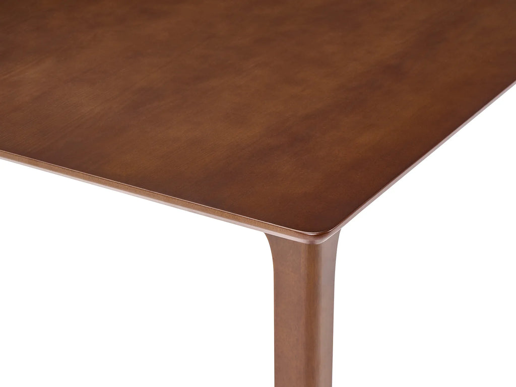 Dining Table DELMAS Dark Ash Wood 160 cm 90 cm