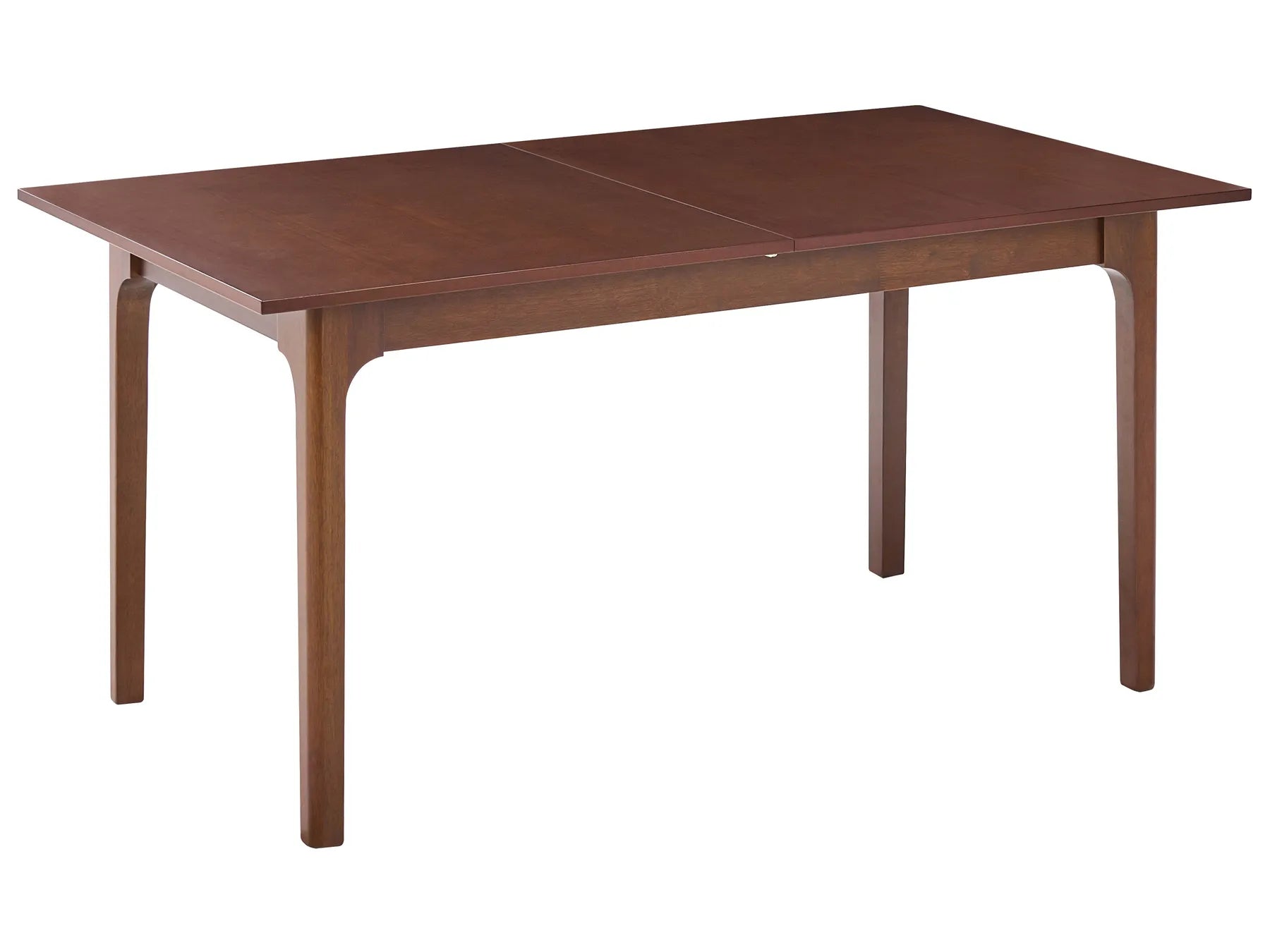 Extending Dining Table DELMAS Dark Ash Wood 160/200 cm 90 cm