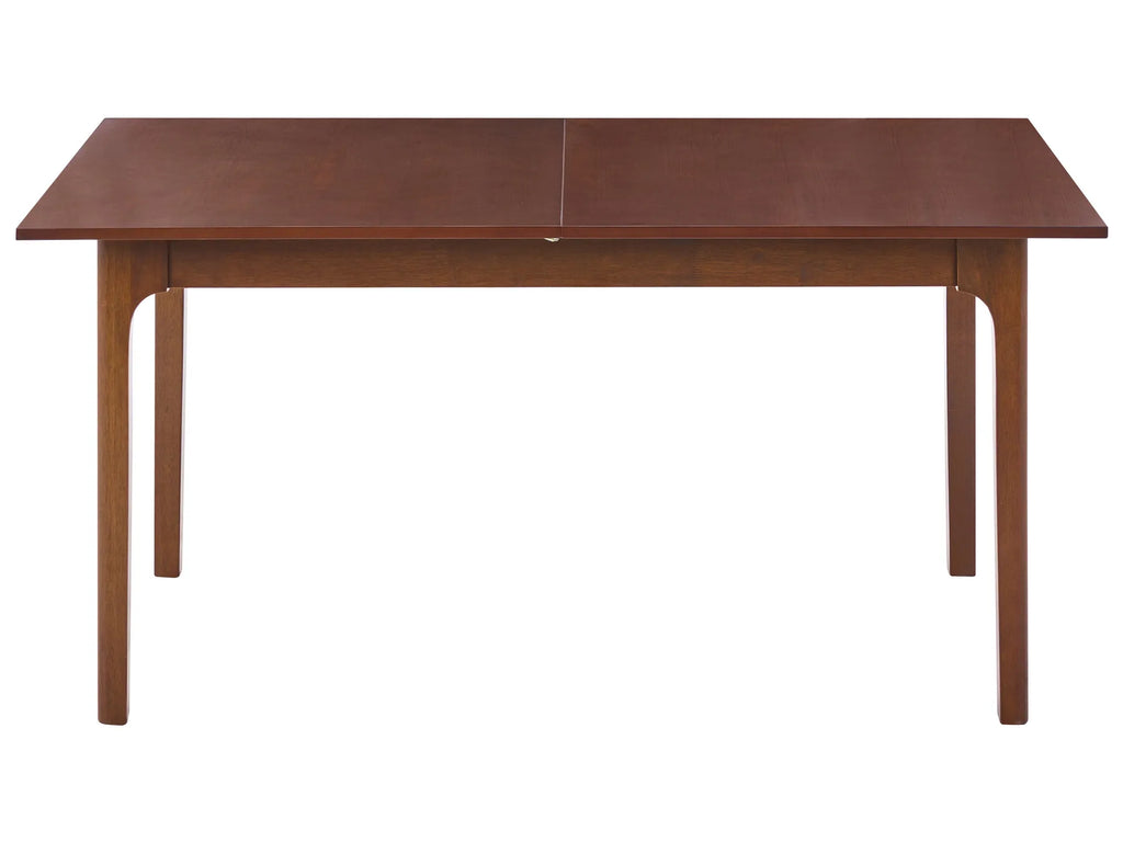 Extending Dining Table DELMAS Dark Ash Wood 160/200 cm 90 cm