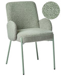 Dining Chair MAGEE Boucle Light Green