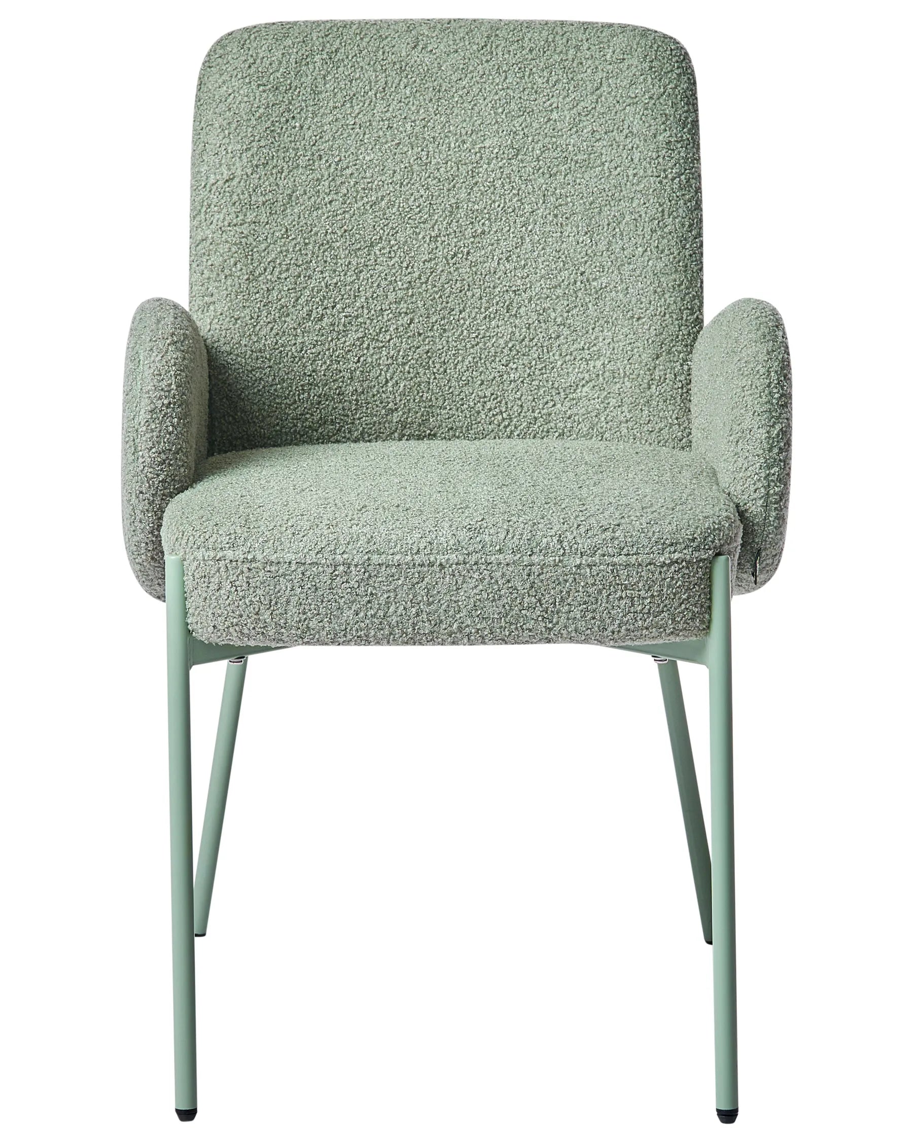 Dining Chair MAGEE Boucle Light Green