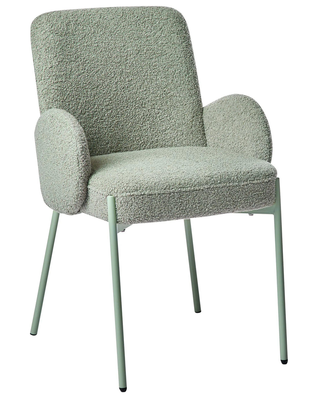 Dining Chair MAGEE Boucle Light Green