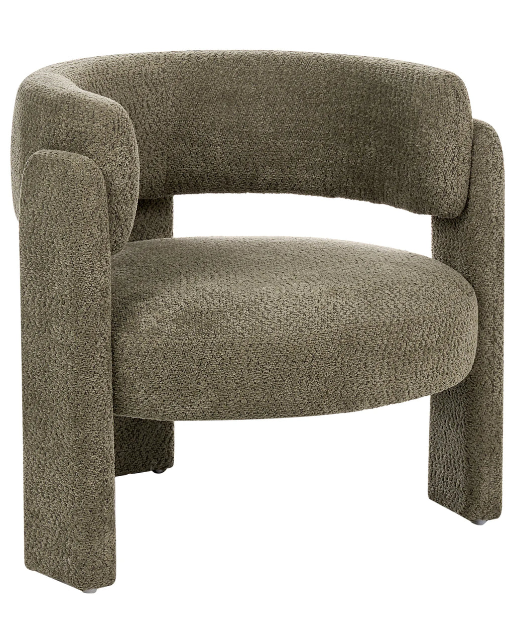 Armchair BUREA Chenille Dark Green