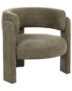 Armchair BUREA Chenille Dark Green