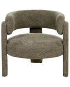 Armchair BUREA Chenille Dark Green