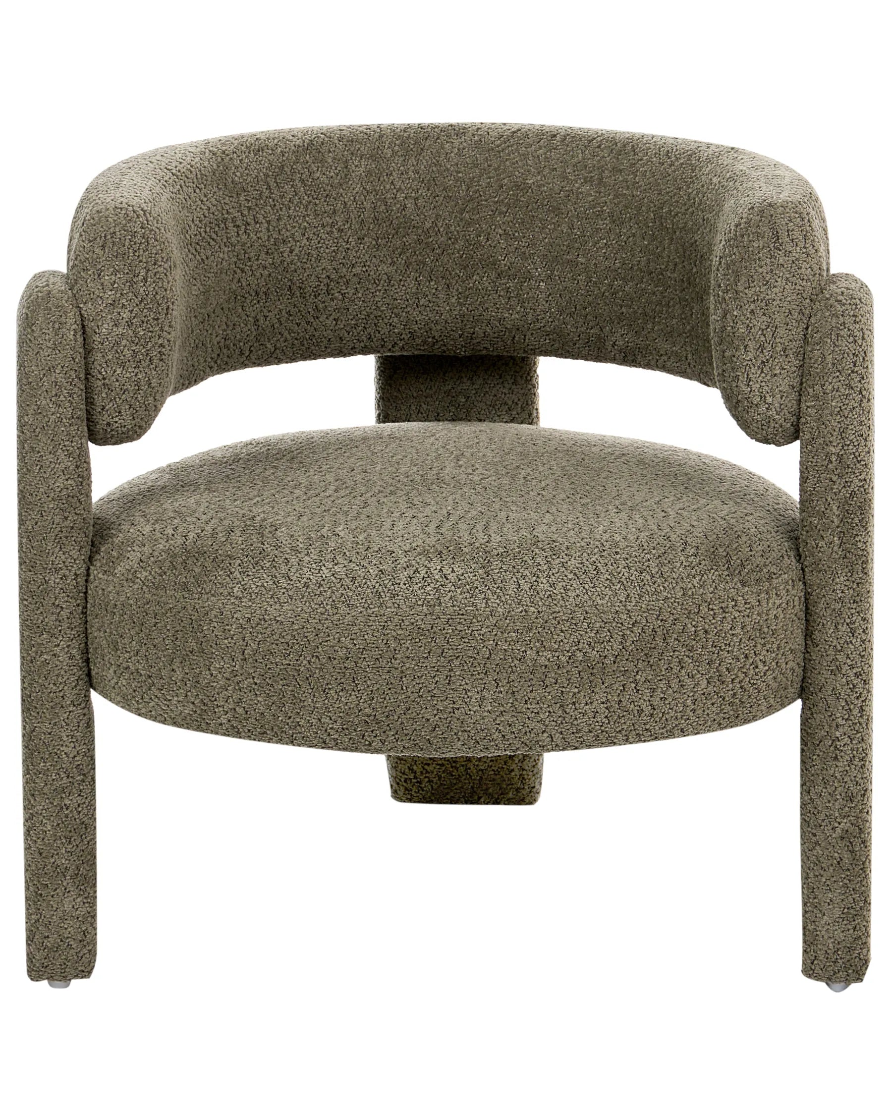 Armchair BUREA Chenille Dark Green