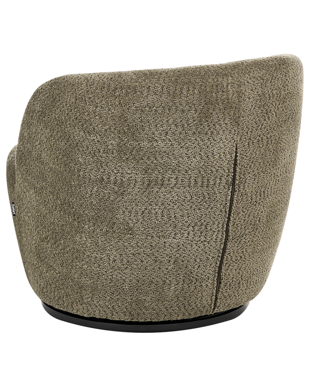 Swivel Armchair KUOLPA Chenille Dark Green