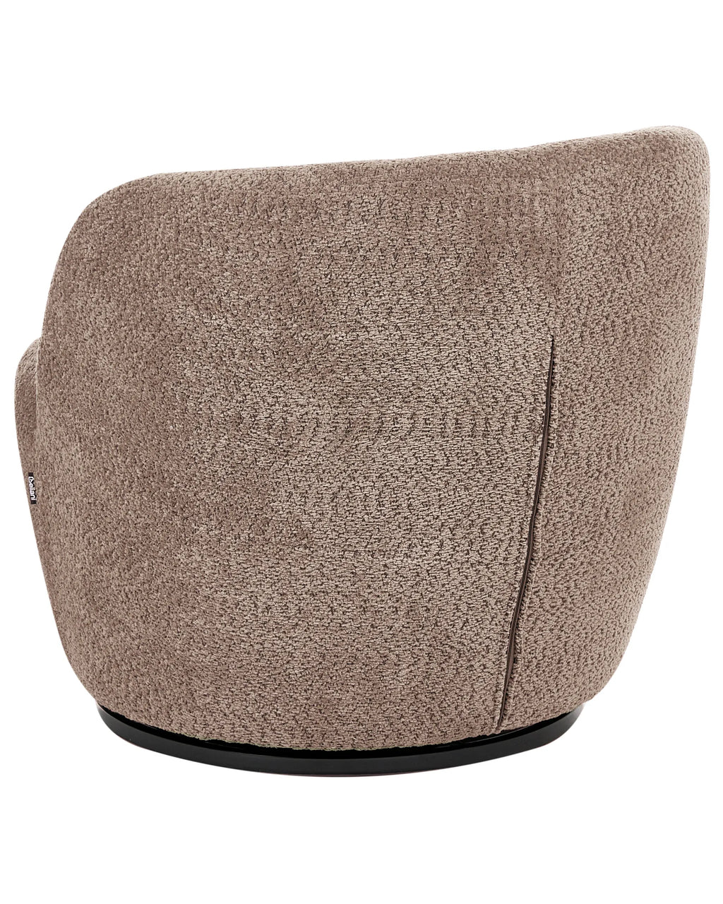 Swivel Armchair KUOLPA Chenille Taupe