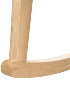 Rocking Chair KJEVIK Wood Light Brown/ Light Beige