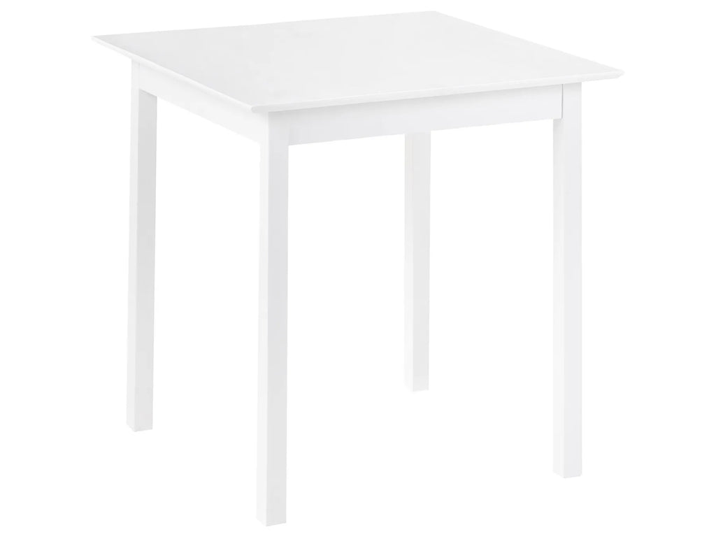Dining Table VERITAS White 75 cm 75 cm Pine Wood