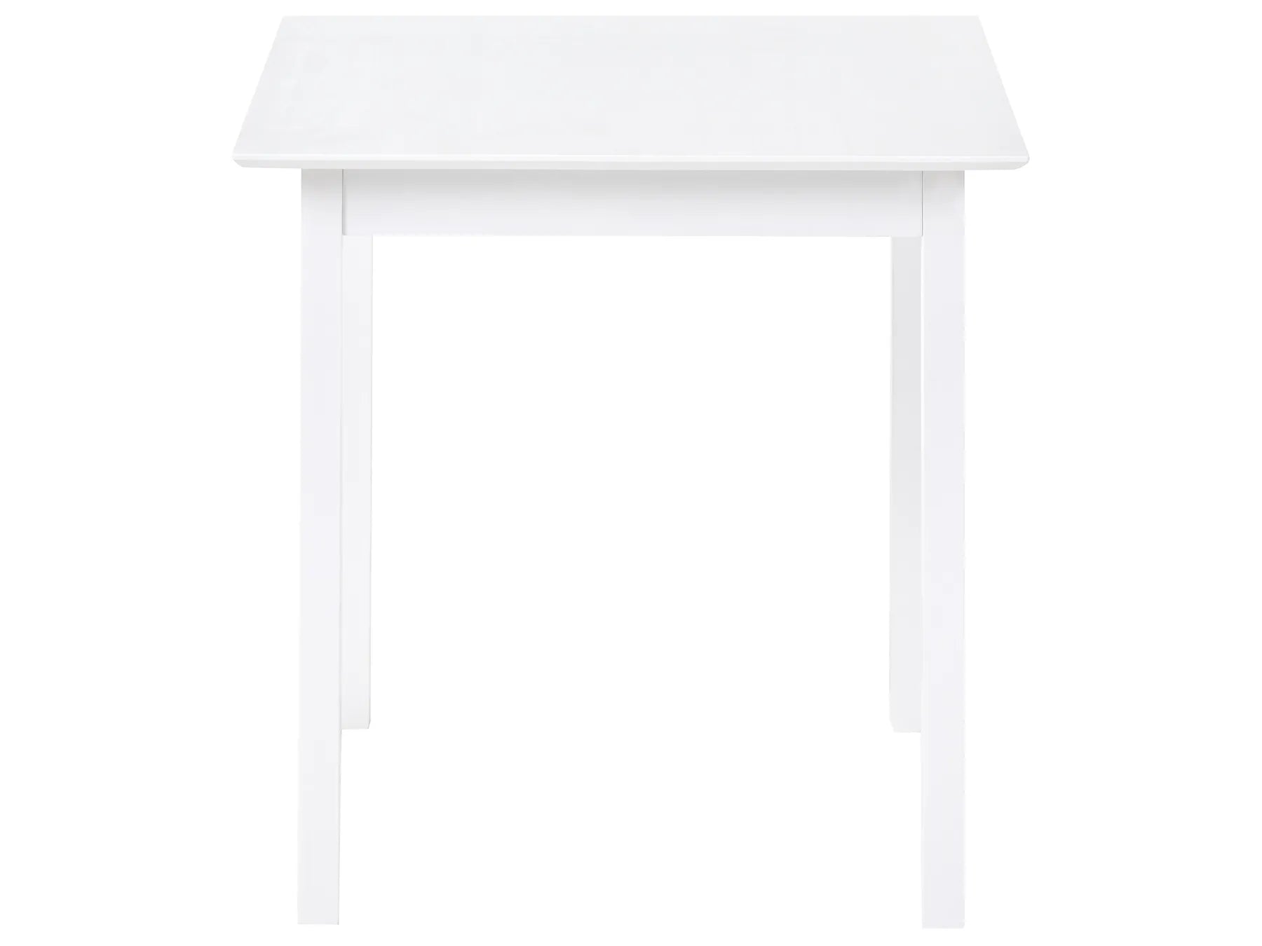 Dining Table VERITAS White 75 cm 75 cm Pine Wood
