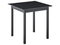 Dining Table VERITAS Black 75 cm 75 cm Pine Wood