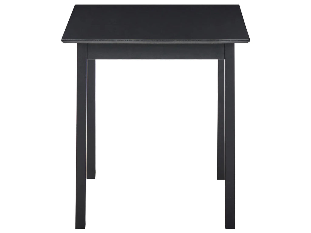 Dining Table VERITAS Black 75 cm 75 cm Pine Wood