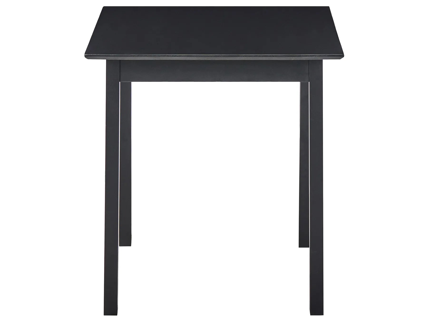 Dining Table VERITAS Black 75 cm 75 cm Pine Wood