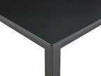 Dining Table VERITAS Black 75 cm 75 cm Pine Wood