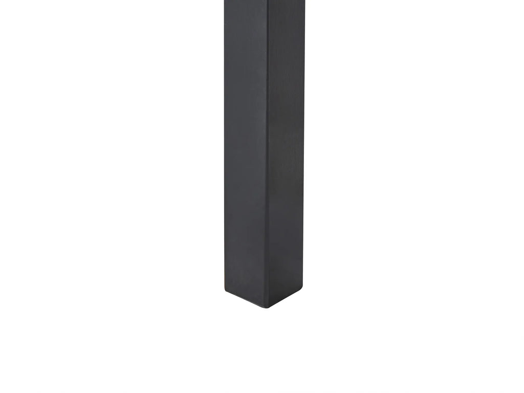 Dining Table VERITAS Black 75 cm 75 cm Pine Wood