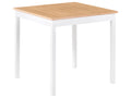 Dining Table BATTERSBY Light Oak 80 cm 80 cm