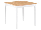 Dining Table BATTERSBY Light Oak 80 cm 80 cm