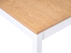 Dining Table BATTERSBY Light Oak 80 cm 80 cm