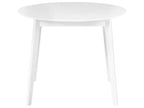 Dining Table ROXBY White 100 cm 100 cm Pine Wood