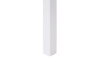 Extending Dining Table HOUSTON Light Brown/ White 120/150 cm 90 cm Pine Wood
