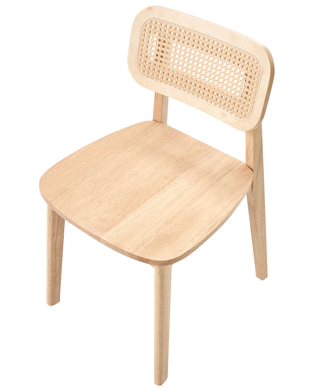 Set of 2 Dining Chairs KENO Wood Light Brown