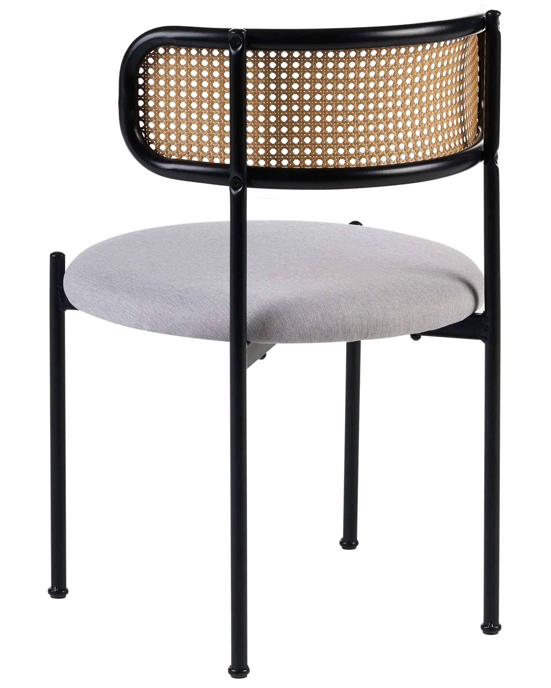 Set of 2 Dining Chairs ANDOVER Metal Black