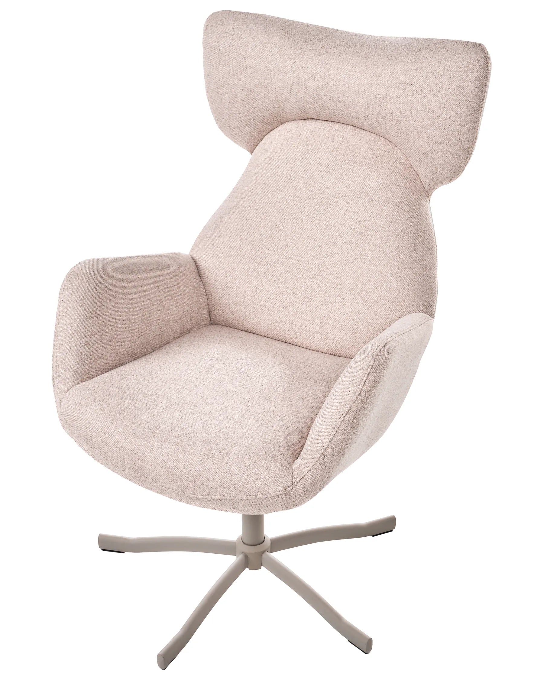 Swivel Armchair SONDERBY Fabric Beige