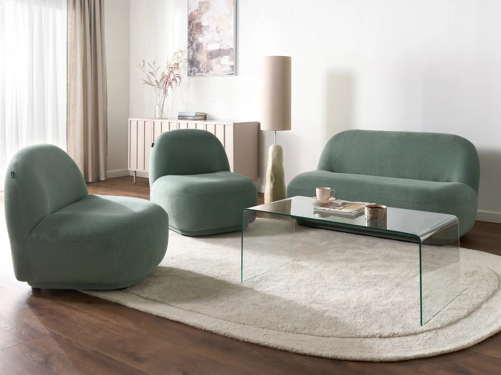 Armchair LOVBERG Fabric Light Green