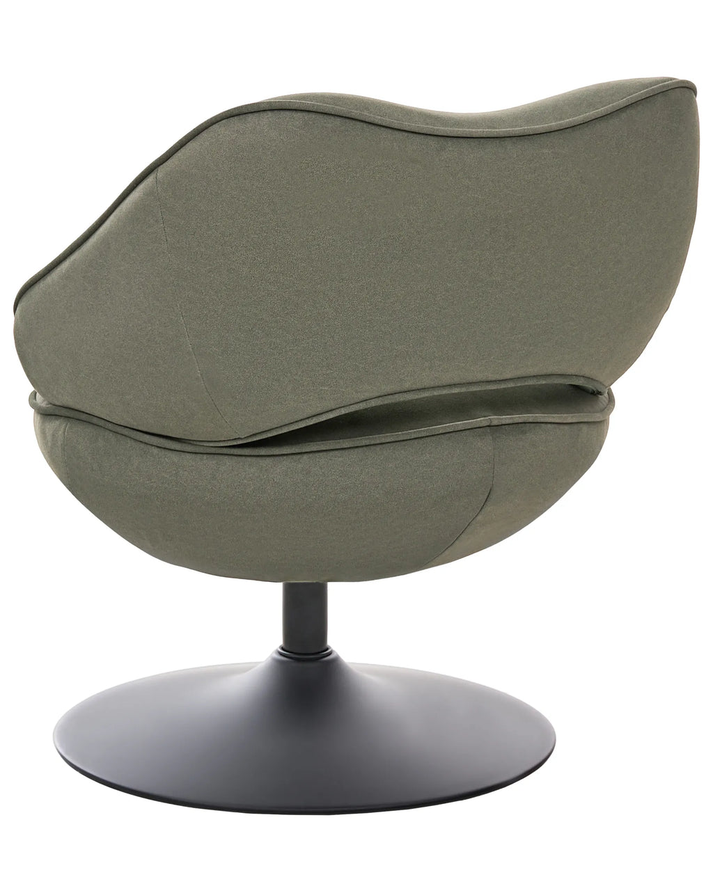 Swivel Armchair SANDET Velvet Dark Green
