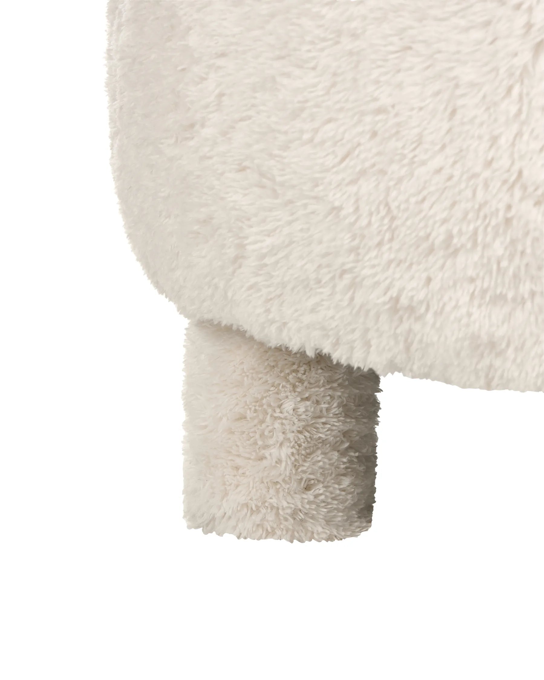 Armchair HAMINA Faux Fur Light Beige