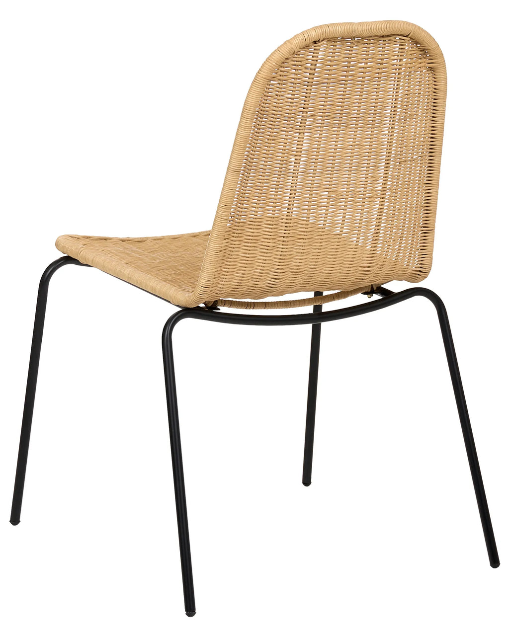 Set of 2 Dining Chairs ROXTON Rattan Natural
