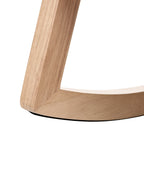 Rocking Chair HASLEV  with Footrest Boucle Off-White