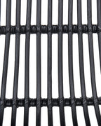 Set of 2 Bar Chairs TERRELL Rattan Black