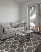 Set of 2 Coffee Tables BREA Tempered Glass White
