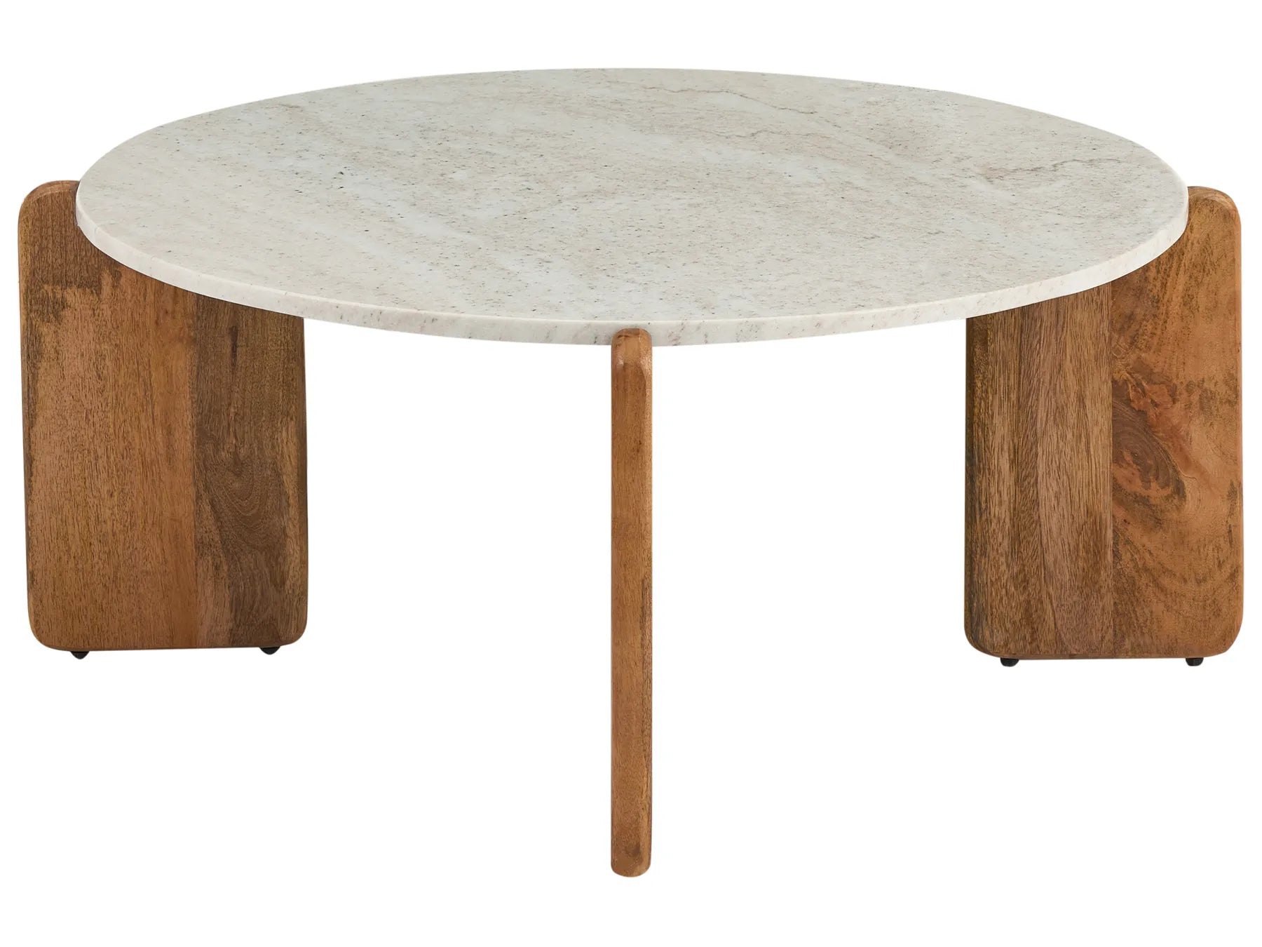 Coffee Table LUNO Marble Light Beige